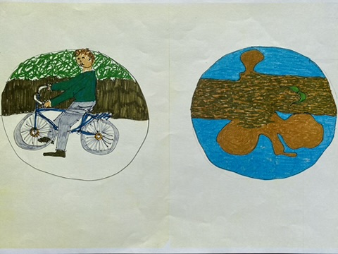 Manadala tegning i forbindelse med drømetydning